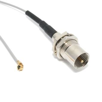 Konektor (pigtail) u.fl - FME męski panelowy kabel 1.13.
